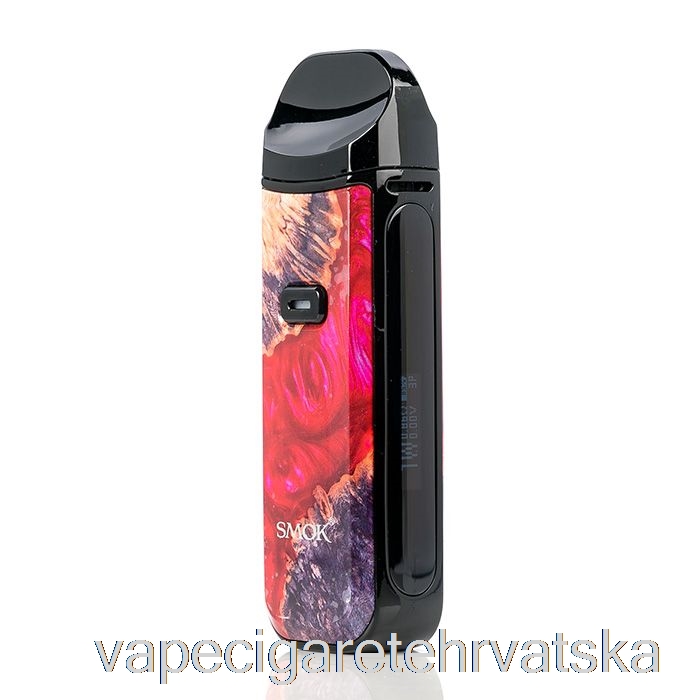 Vape Hrvatska Smok Nord 2 40w Pod Sistem Crveno Stabilizirajuće Drvo